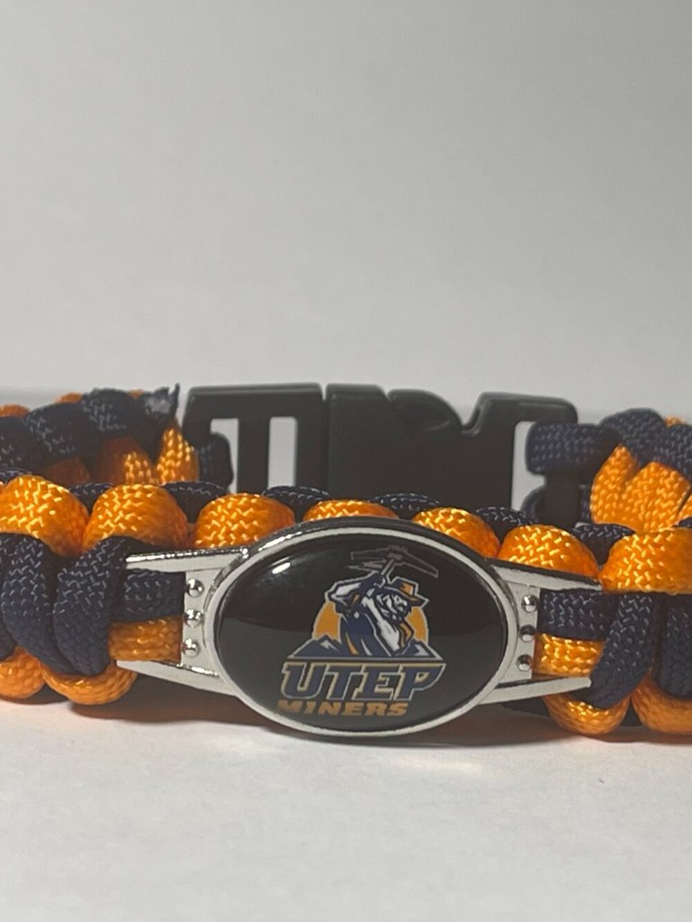 UTEP Miners NCAA Paracord Bracelet NEW